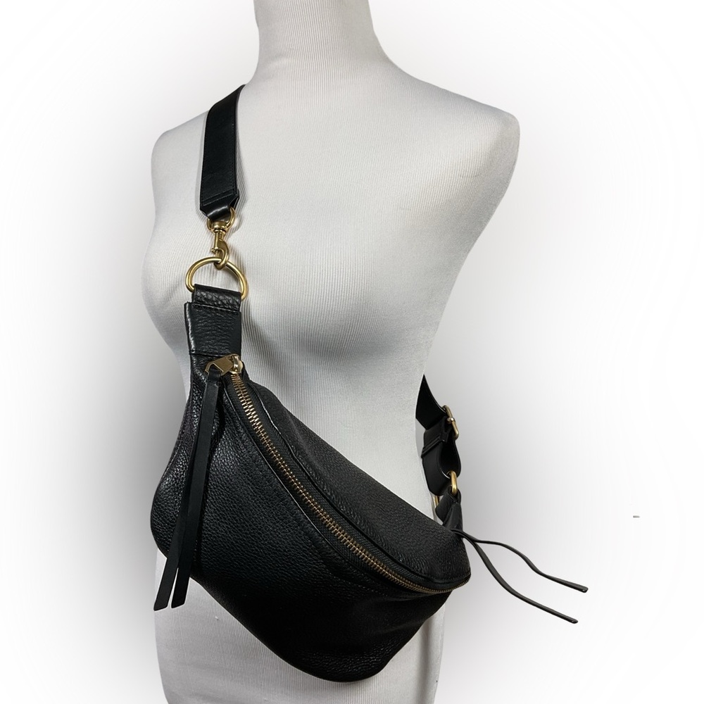 Rebecca Minkoff Pebbled Leather Crossbody Sling Bag